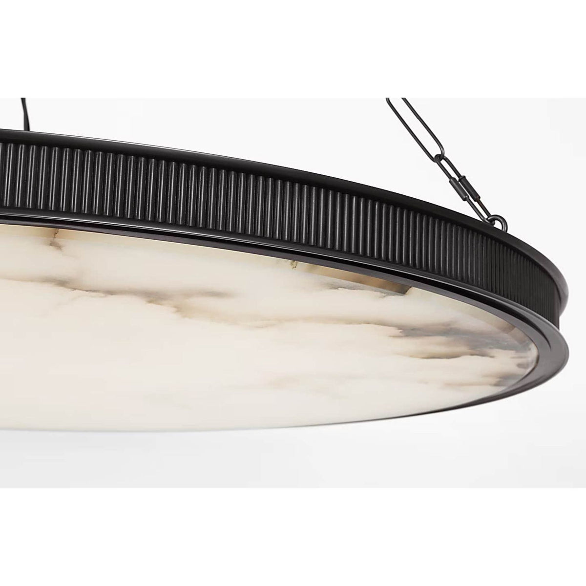 Marie Flanigan Matthew 40" Chandelier in Bronze with Alabaster W40" x H28.5"