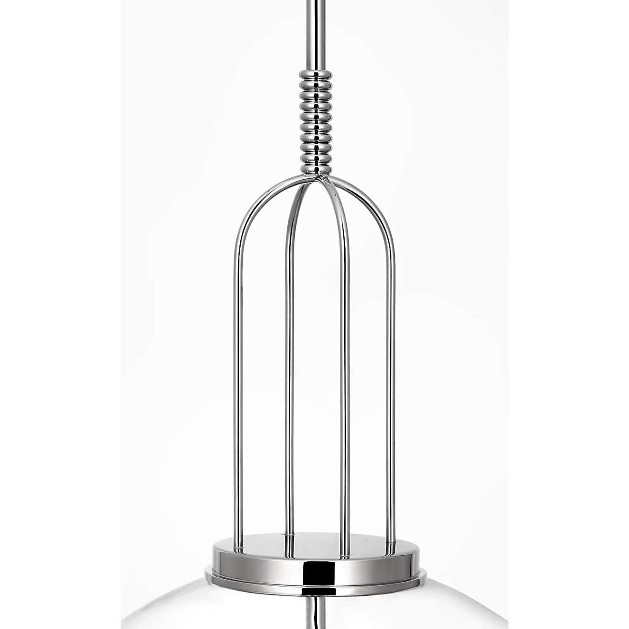 Marie Flanigan Meir 16" Pendant in Polished Nickel with Clear Glass W16"