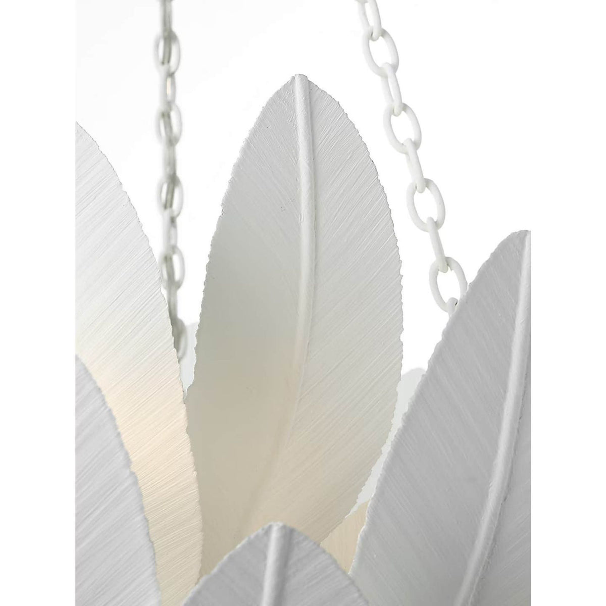Marie Flanigan Sinclair 26" Sculpted Chandelier in Plaster White W26" x H32"
