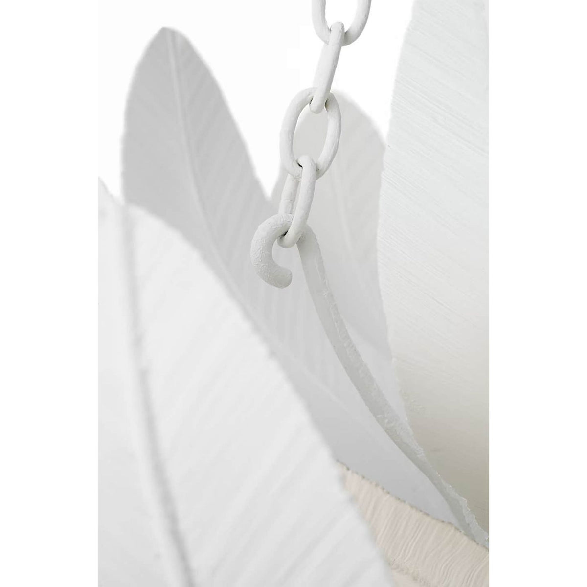 Marie Flanigan Sinclair 26" Sculpted Chandelier in Plaster White W26" x H32"