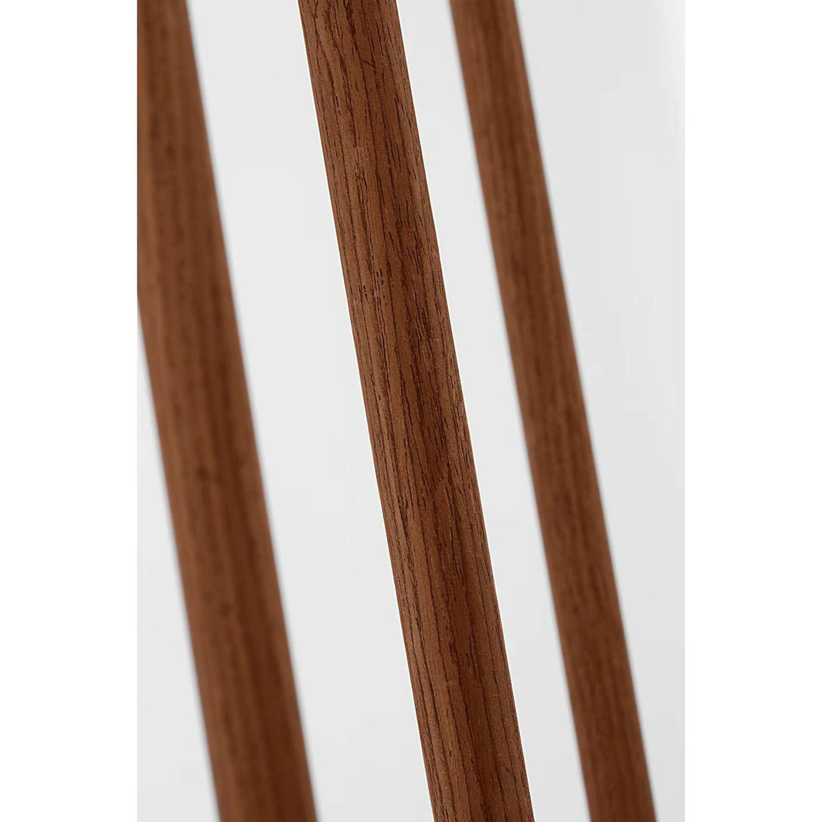 Ray Booth Alda 57" Adjustable Floor Lamp in Antique-Burnished Brass and Walnut with Linen Shade W21" x H55.25" - 72"