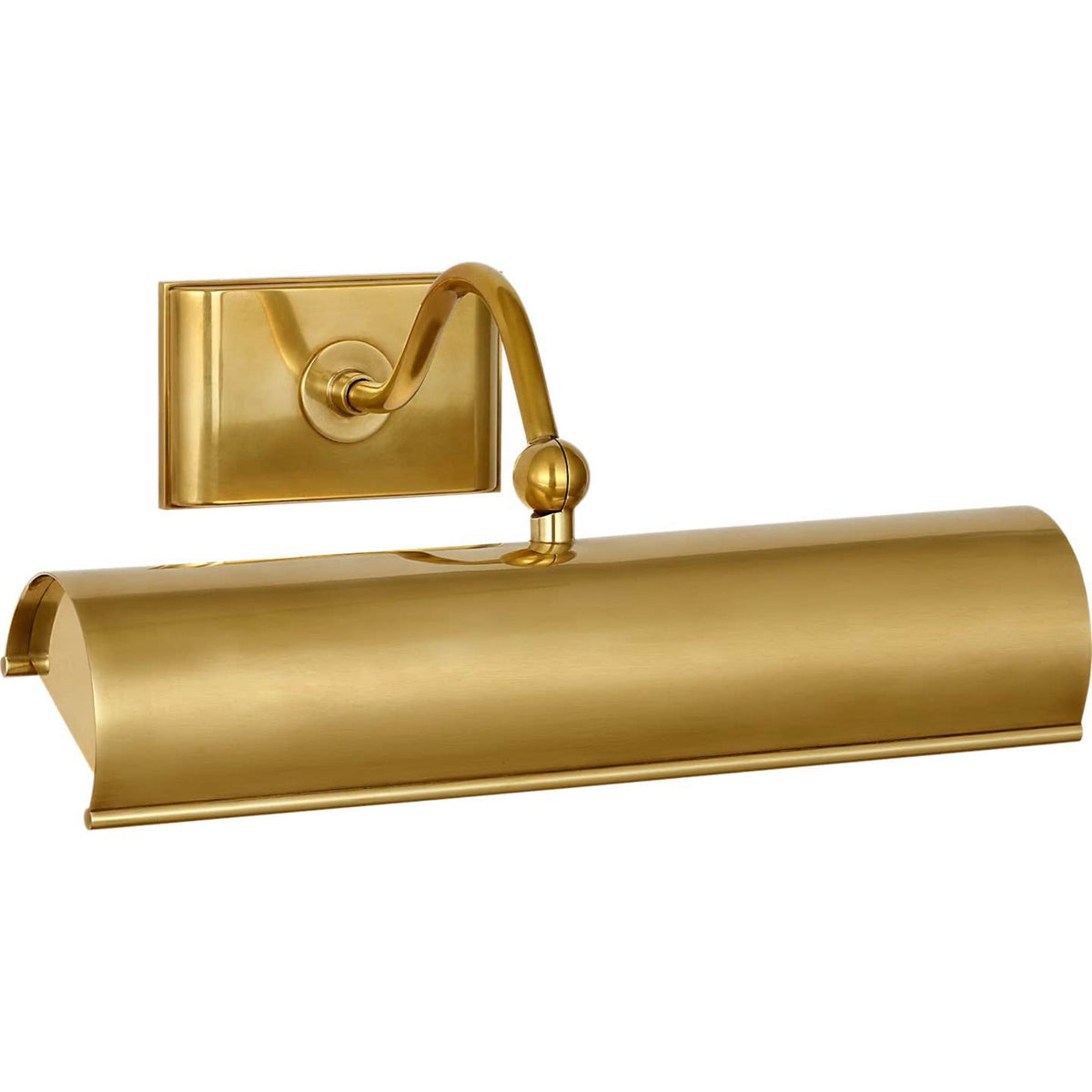 Ralph Lauren Hessen 12" Picture Light in Natural Brass W12" x H4.75" x E9"