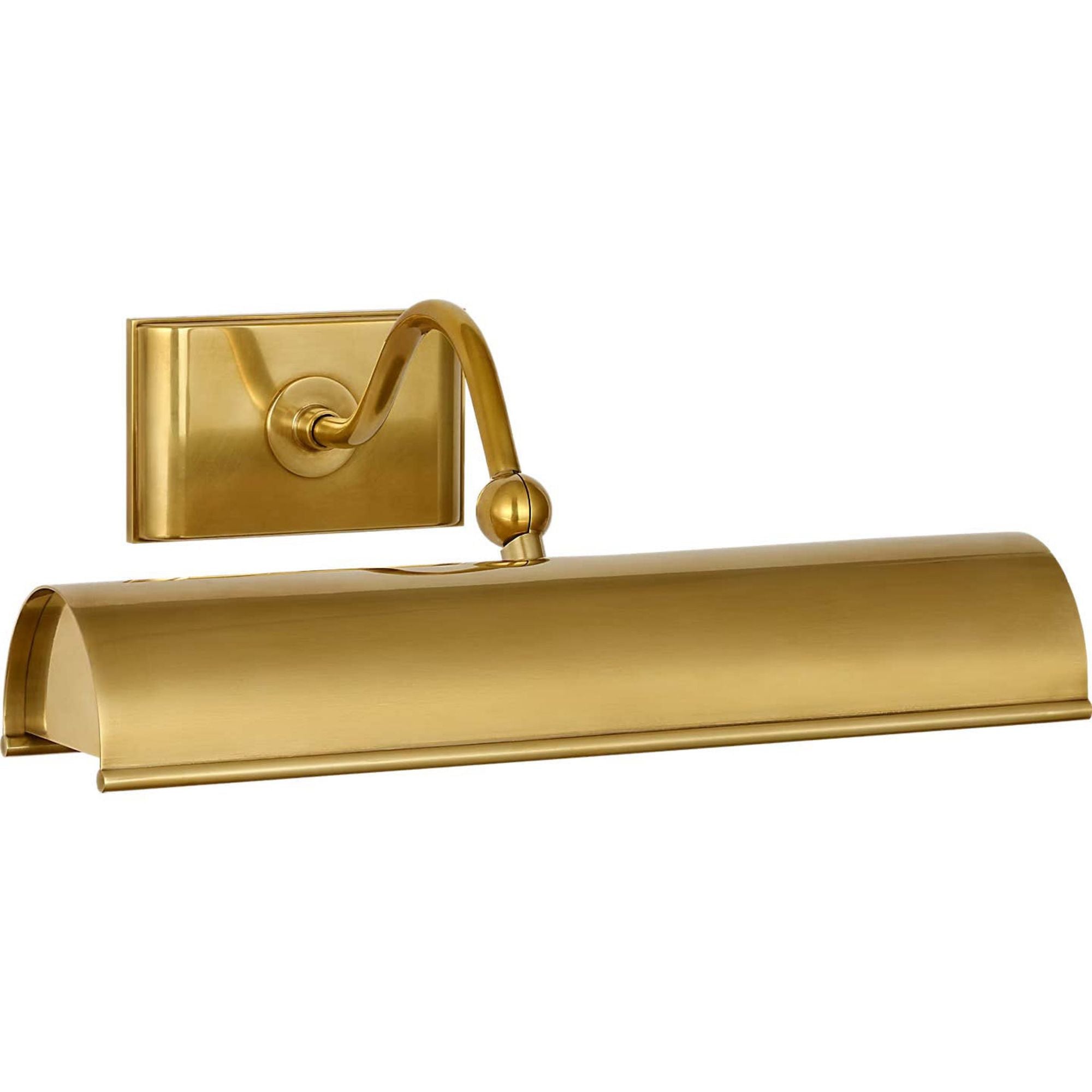 Ralph Lauren Hessen 12" Picture Light in Natural Brass W12" x H4.75" x E9"