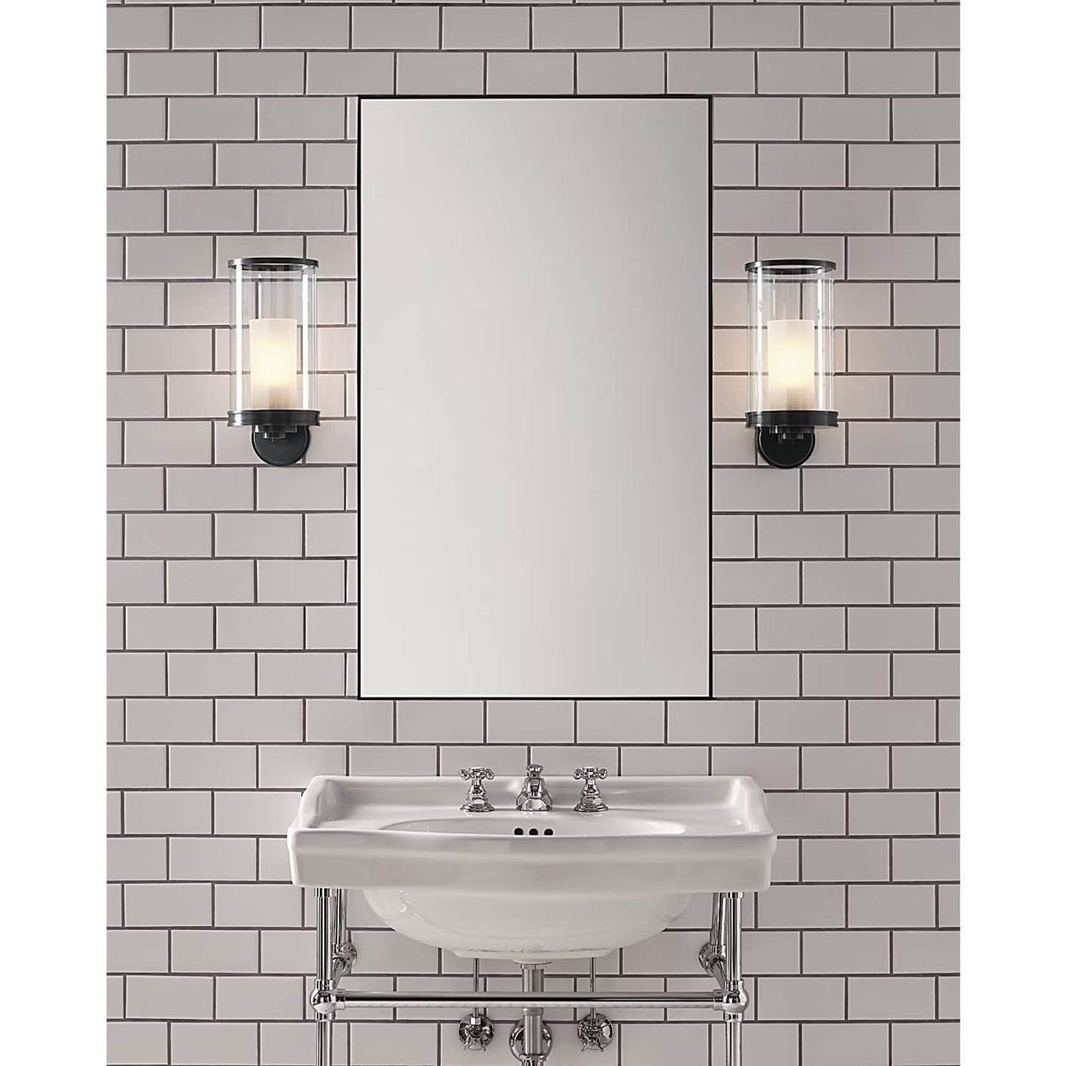 Ralph Lauren Modern Hurricane Sconce in Bronze W6" x H13" x E7.5"