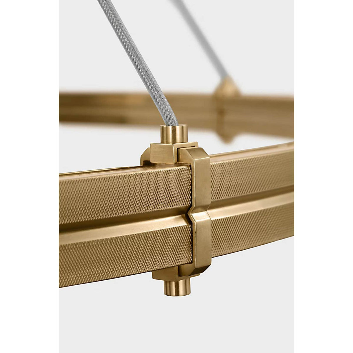Ralph Lauren Paxton 60" Ring Chandelier in Natural Brass W60"