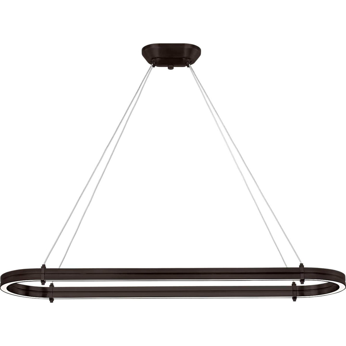 Ralph Lauren Paxton 54" Oval Linear Chandelier in Bronze W14.25" x 54"
