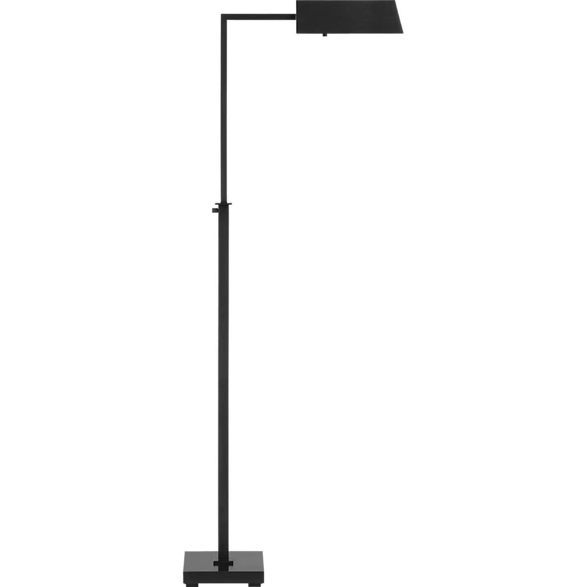 Suzanne Kasler Adley Adjustable Pharmacy Floor Lamp in Bronze W6.5" x H34" - 45" x E16.5"