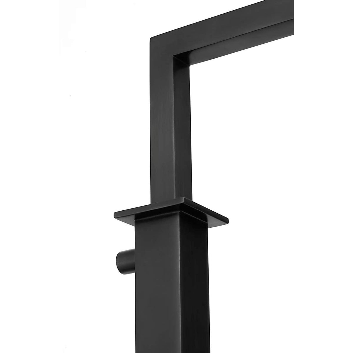 Suzanne Kasler Greer Adjustable Bridge Floor Lamp in Bronze with Linen Shade W12.5" x H43.25" - 53" x E18.25"