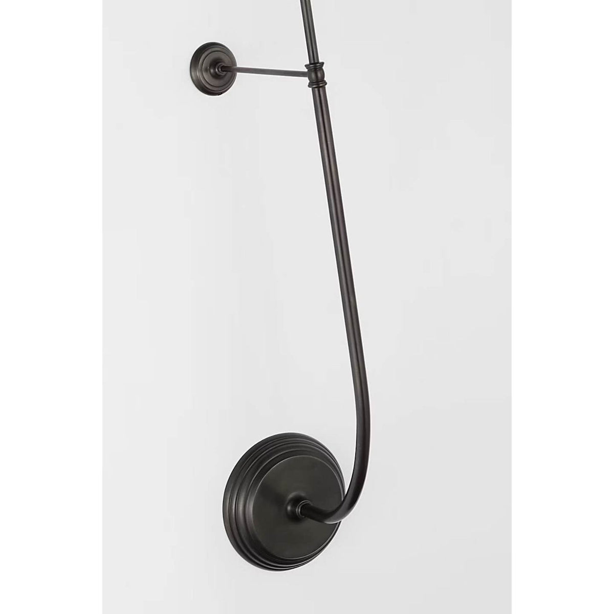 Suzanne Kasler Wyatt 39" Statement Sconce in Bronze with Linen Shade W10.5" x H39" x E12.5"