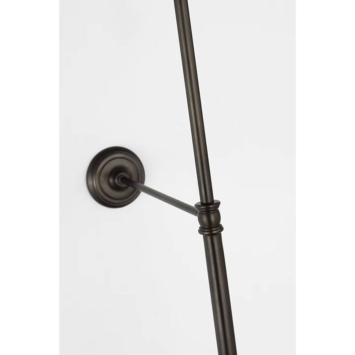 Suzanne Kasler Wyatt 39" Statement Sconce in Bronze with Linen Shade W10.5" x H39" x E12.5"