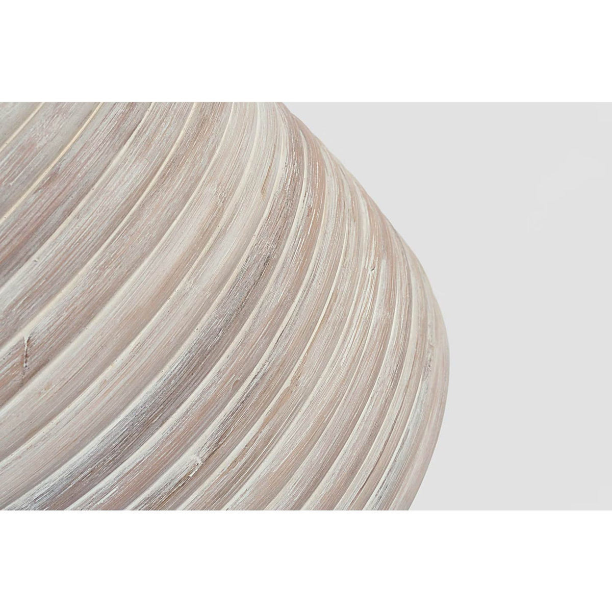 Suzanne Kasler Emerson 14" Pendant in Hand-Rubbed Antique Brass with Ash Rattan Shade W14" x H18.5"