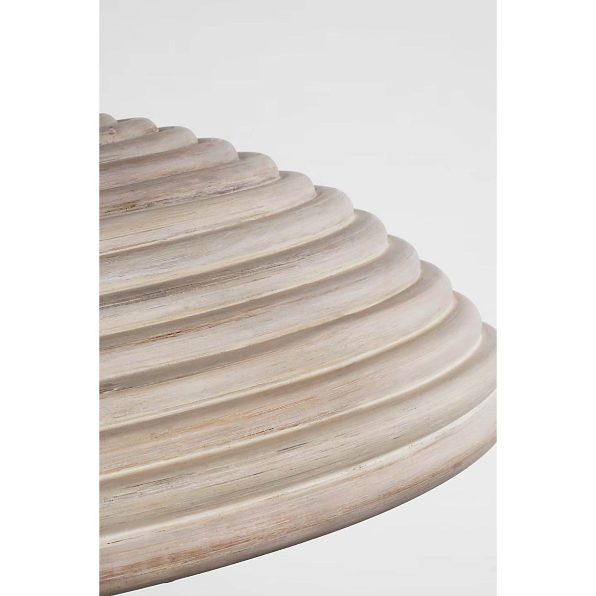 Suzanne Kasler Emerson 16" Pendant in Polished Nickel with Ash Rattan Shade W15.75" x H8.5"