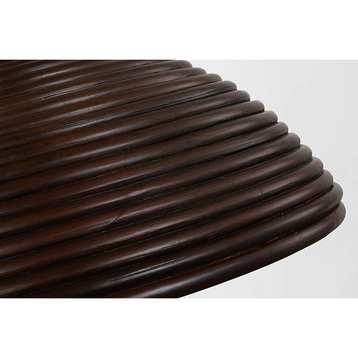 Suzanne Kasler Emerson 23" Pendant in Bronze with Espresso Rattan Shade W22.75" x H11.75"