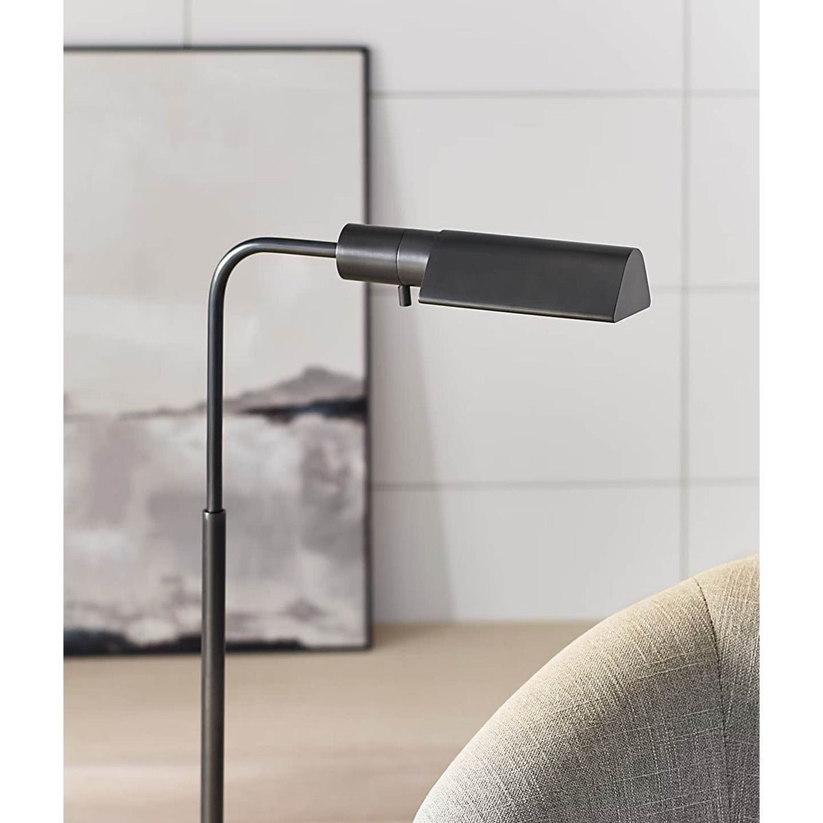 Visual Comfort Studio Adjustable Floor Lamp in Bronze H34" - 45" x E13"