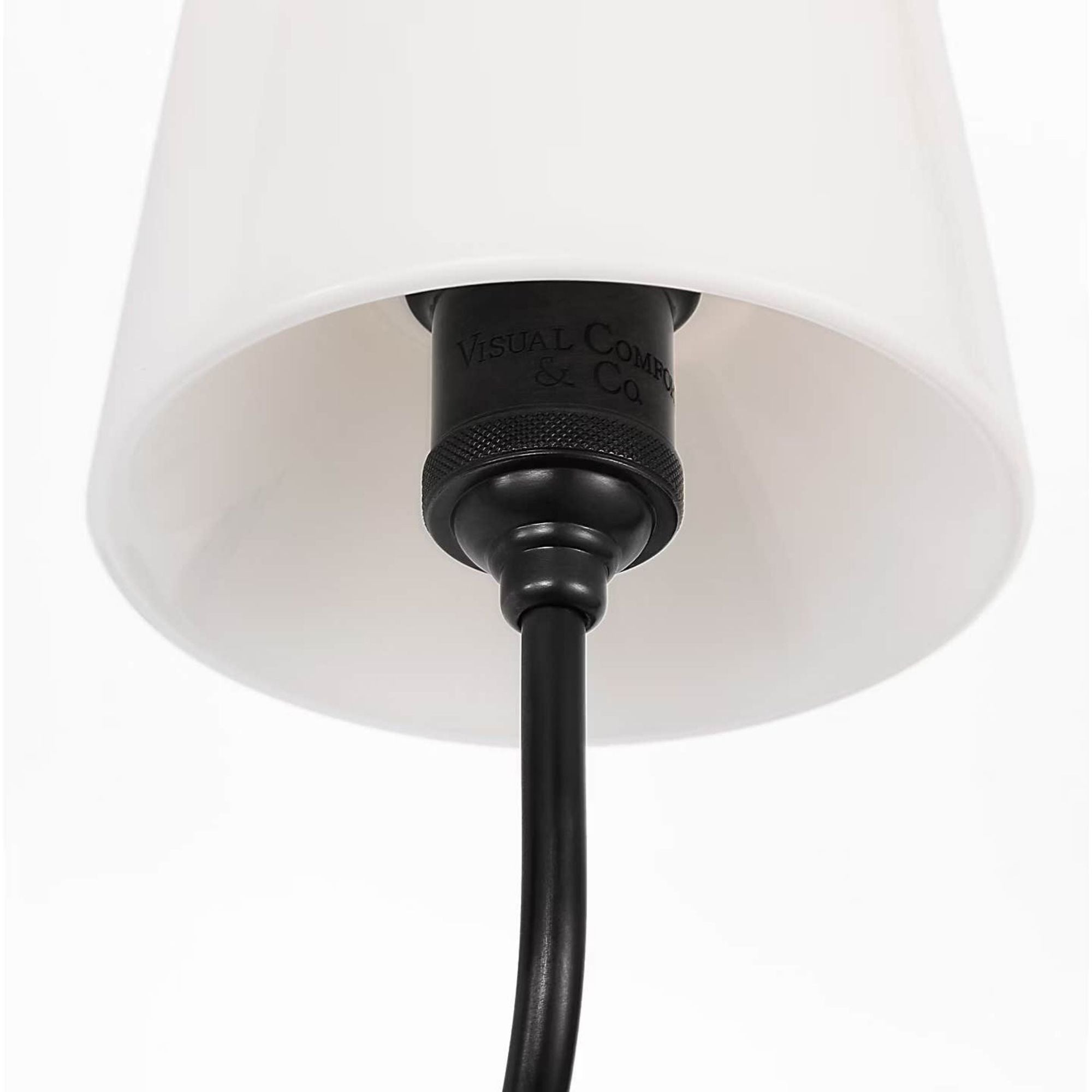 Thomas O'Brien Vendome Double Sconce in Bronze with White Glass W17.75" x H14.75" x E8.5"
