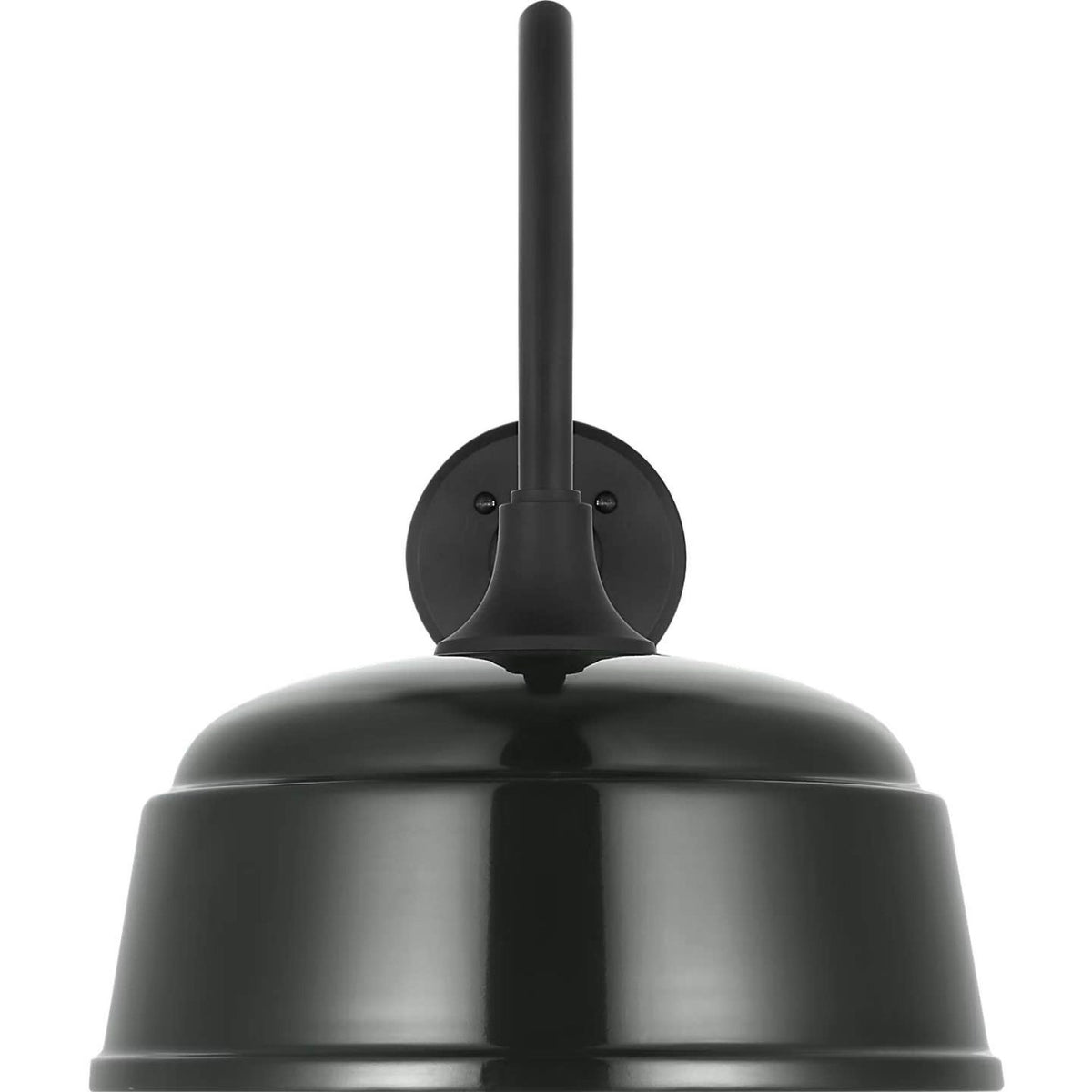 Thomas O'Brien Academy 23" Flynn Barn Light in Matte Black with 12.5" Green Rockhouse Shade W12.5" x H16.5" x E28.75"