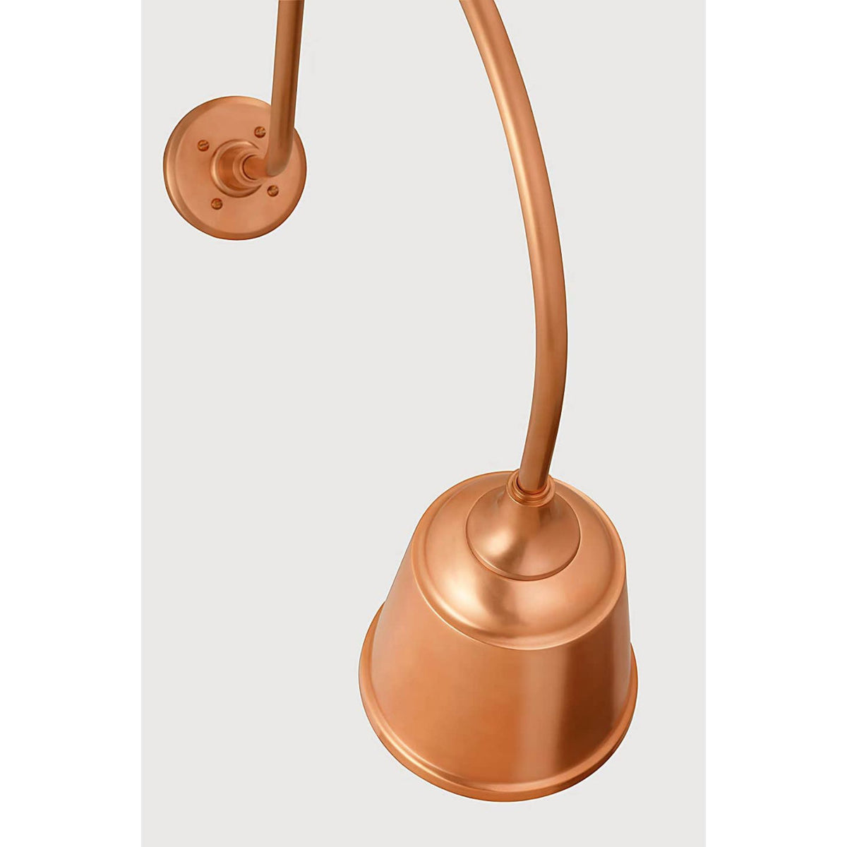 Thomas O'Brien Academy 26.5" Anchored Larrabee Barn Light in Soft Copper with 8" Rockhouse Shade W8" x H35.75" x E26.5"