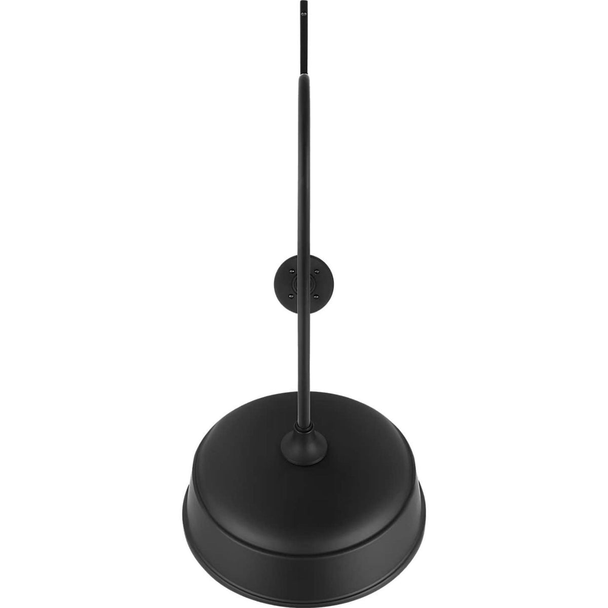 Thomas O'Brien Academy 36" Anchored Larrabee Barn Light in Matte Black with 16" Rockhouse Shade W16" x H44.25" x E36"