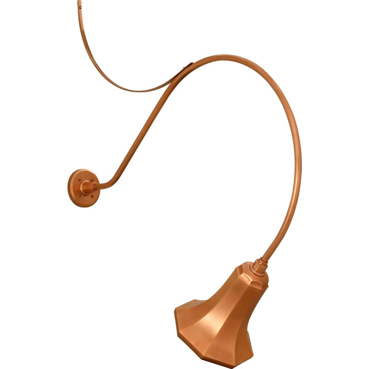 Thomas O'Brien Academy 36" Anchored Larrabee Barn Light in Soft Copper with 9.25" Savannah Shade W9.25" x H44.25" x E36"