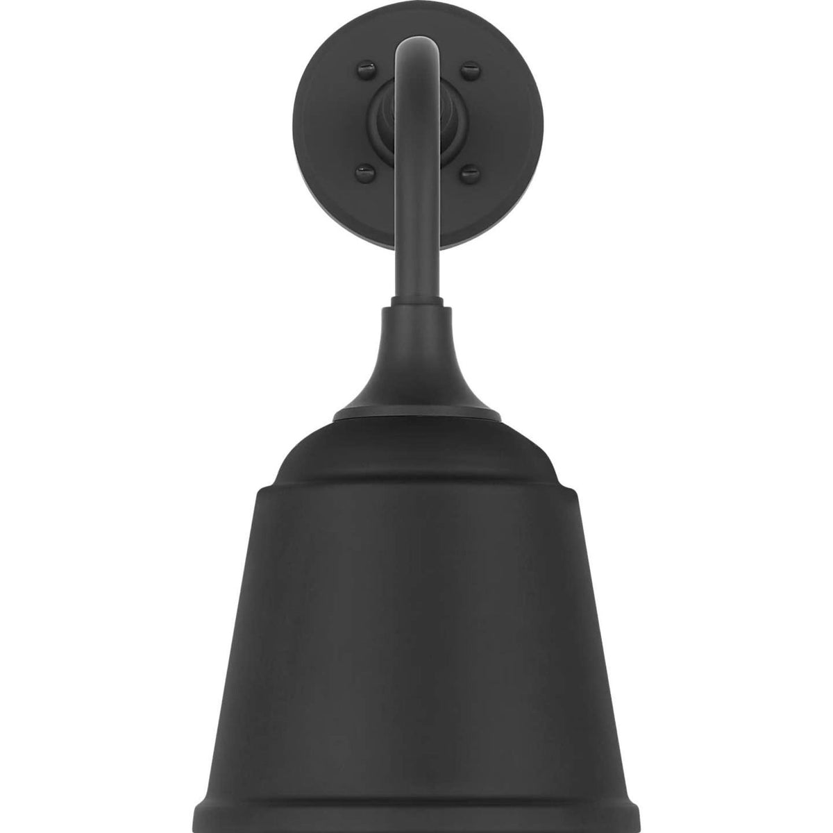 Thomas O'Brien Academy 11" Rex Barn Light in Matte Black with 8" Matte Black Rockhouse Shade W8" x H16.5" x E14.5"