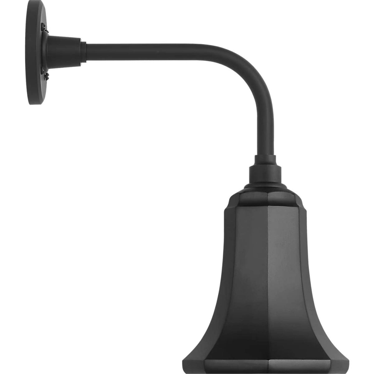 Thomas O'Brien Academy 11" Rex Barn Light in Matte Black with 7.5" Matte Black Savannah Shade W7.5" x H17" x E14.25"