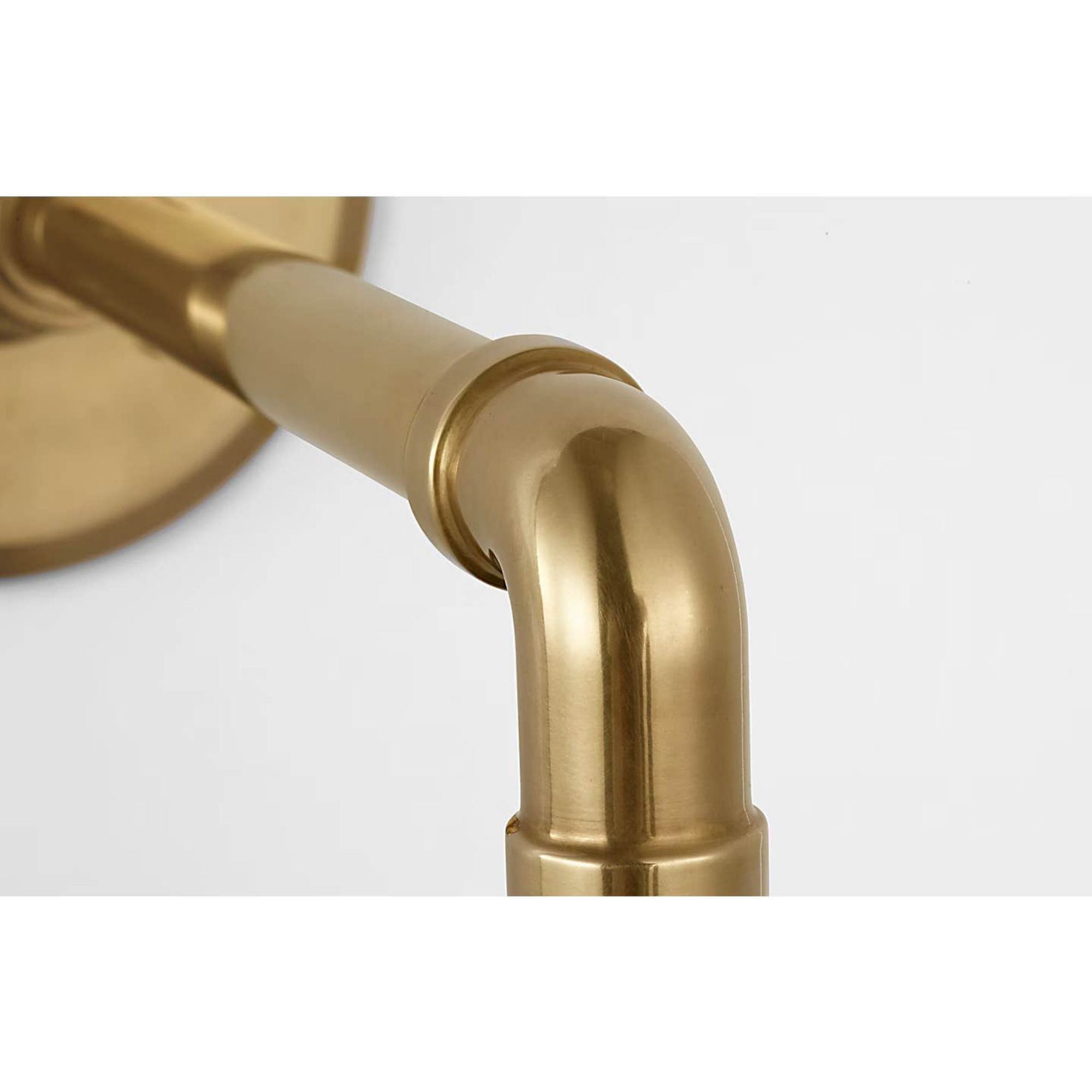 Thomas O'Brien Academy 11" Mack Barn Light in Hand-Rubbed Antique Brass with 9" White Conical Savannah Shade W9" x H14.75" x E14.75"