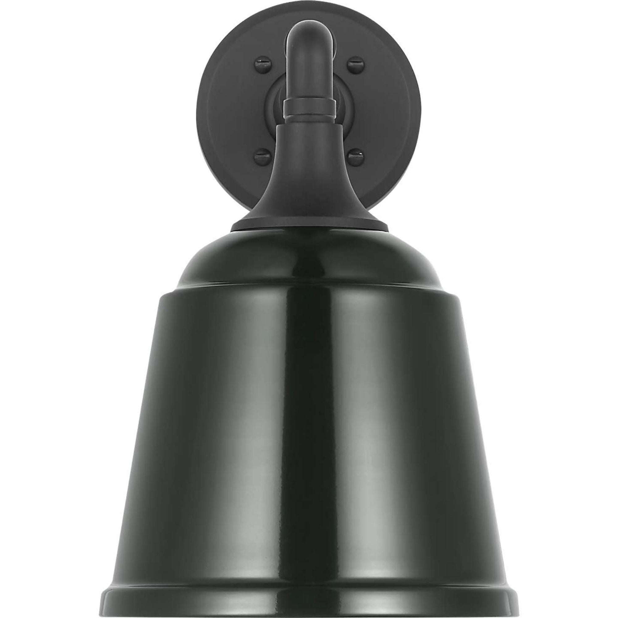 Thomas O'Brien Academy 11" Mack Barn Light in Matte Black with 8" Green Rockhouse Shade W8" x H13.25" x E14.25"