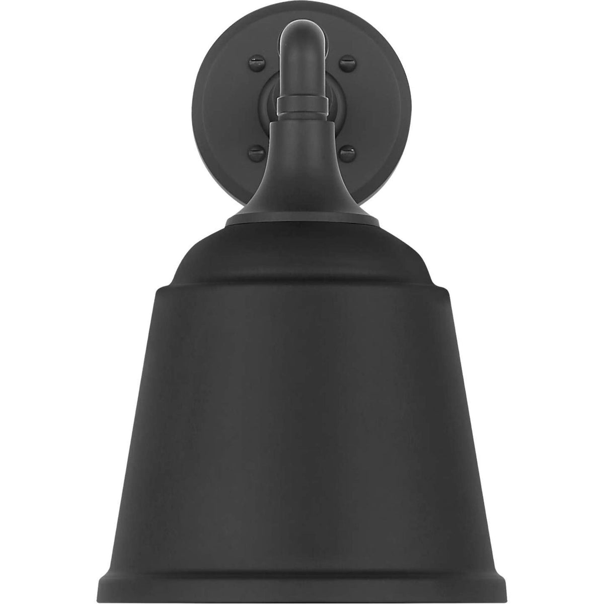 Thomas O'Brien Academy 11" Mack Barn Light in Matte Black with 8" Matte Black Rockhouse Shade W8" x H13.25" x E14.25"