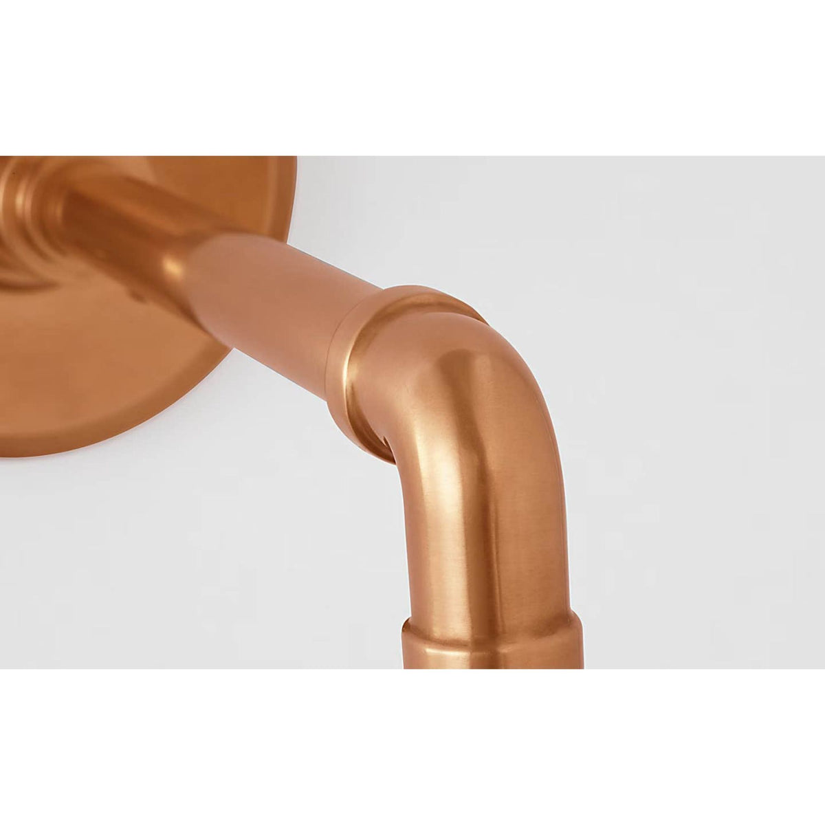 Thomas O'Brien Academy 11" Mack Barn Light in Soft Copper with 12.5" Soft Copper Tilted Bowers Shade W12.5" x H17.5" x E14"