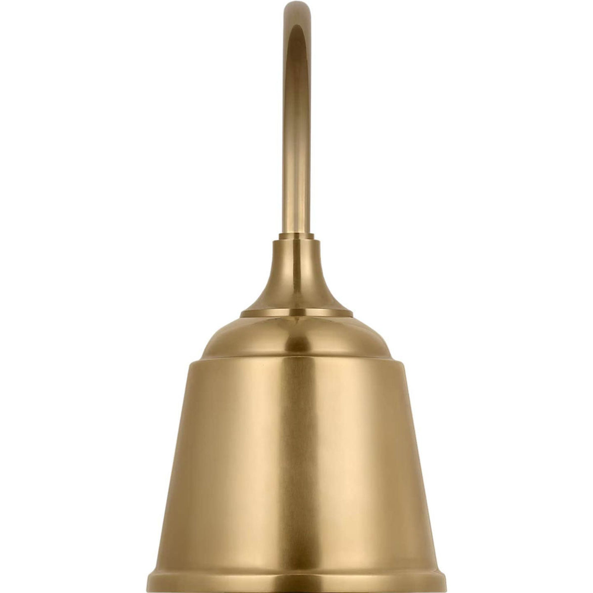 Thomas O'Brien Academy 11" Arched Mack Barn Light in Hand-Rubbed Antique Brass with 8" Hand-Rubbed Antique Brass Rockhouse Shade W8" x H16.25" x E14.5"