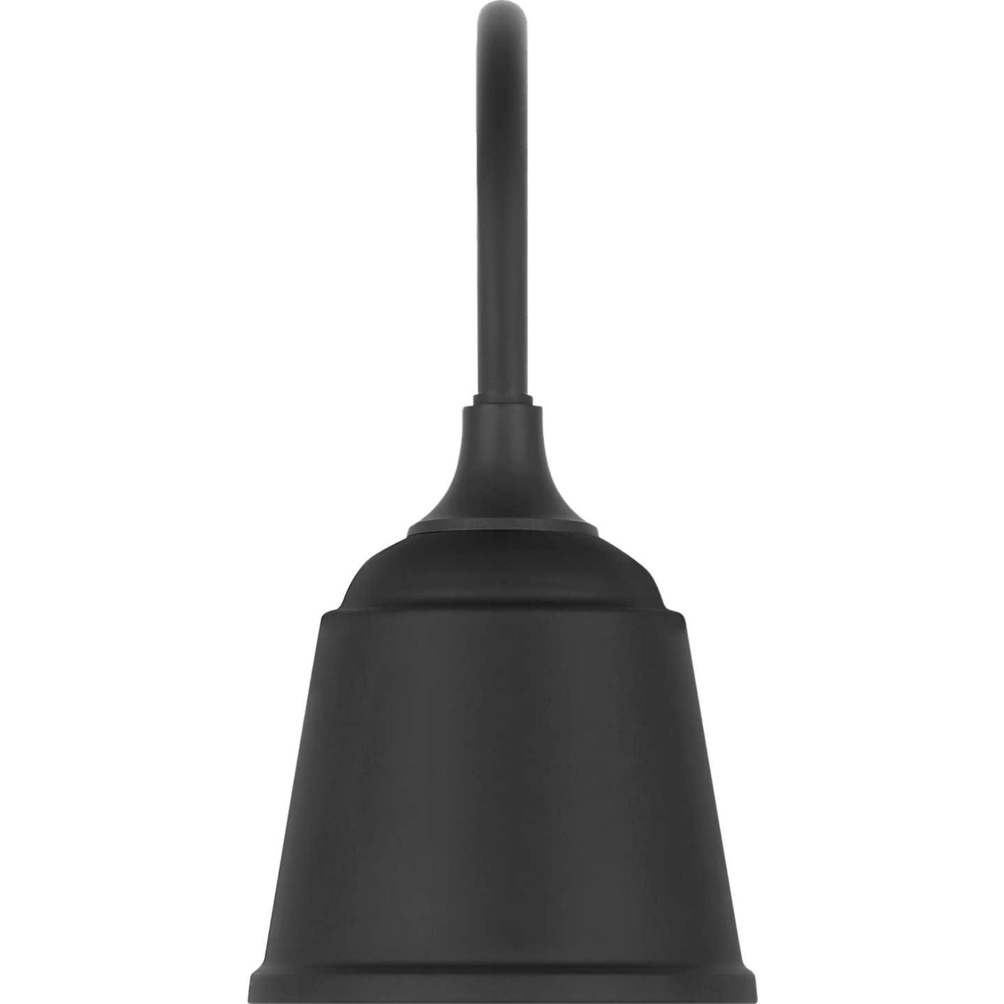 Thomas O'Brien Academy 11" Arched Mack Barn Light in Matte Black with 8" Matte Black Rockhouse Shade W8" x H16.25" x E14.5"