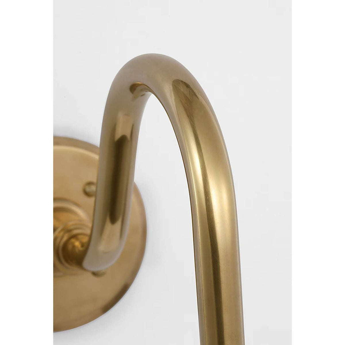 Thomas O'Brien Academy 11" Flynn Barn Light in Hand-Rubbed Antique Brass with 9" Hand-Rubbed Antique Brass Conical Savannah Shade W9" x H15.5" x E15"