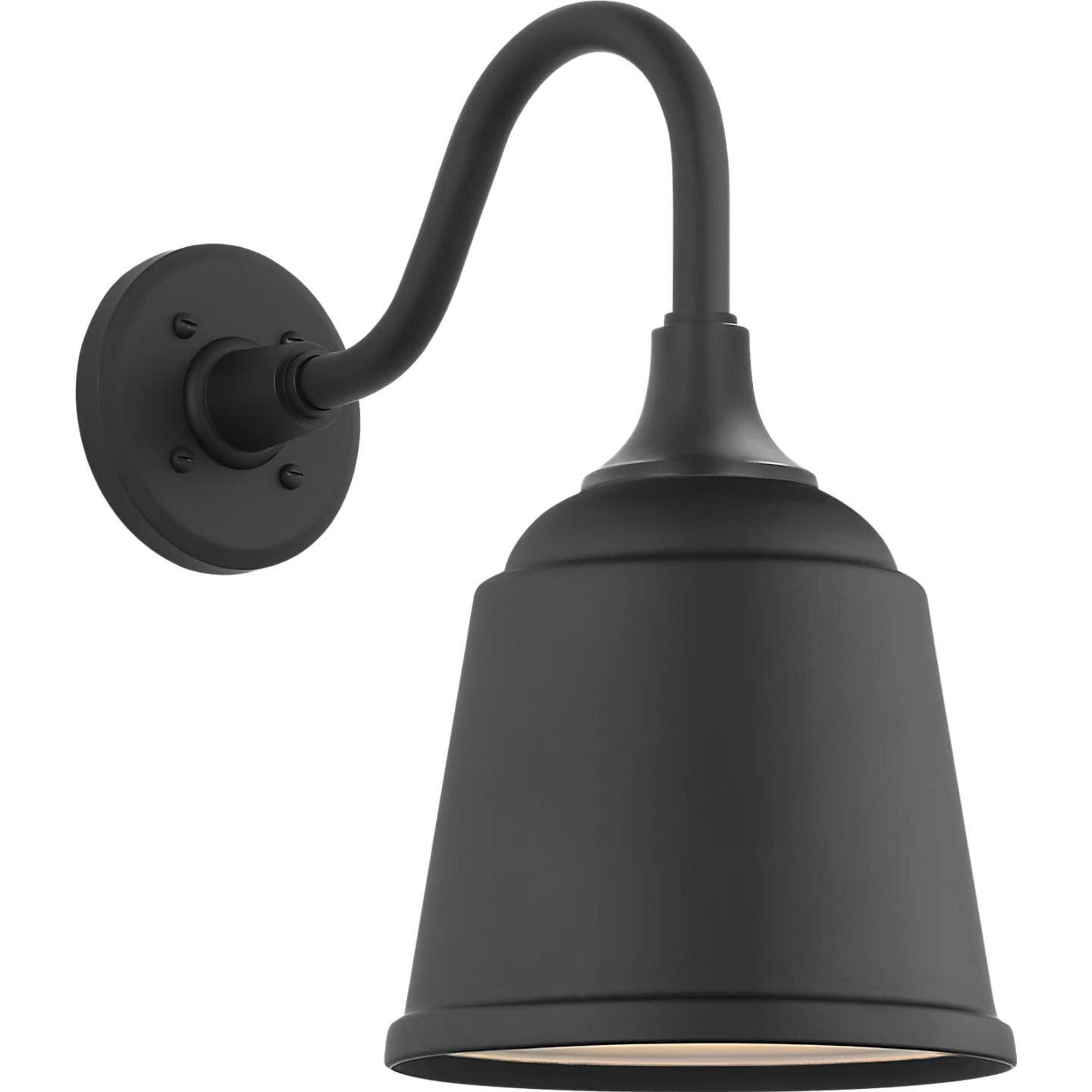 Thomas O'Brien Academy 11" Flynn Barn Light in Matte Black with 8" Matte Black Rockhouse Shade W8" x H14.25" x E14.5"
