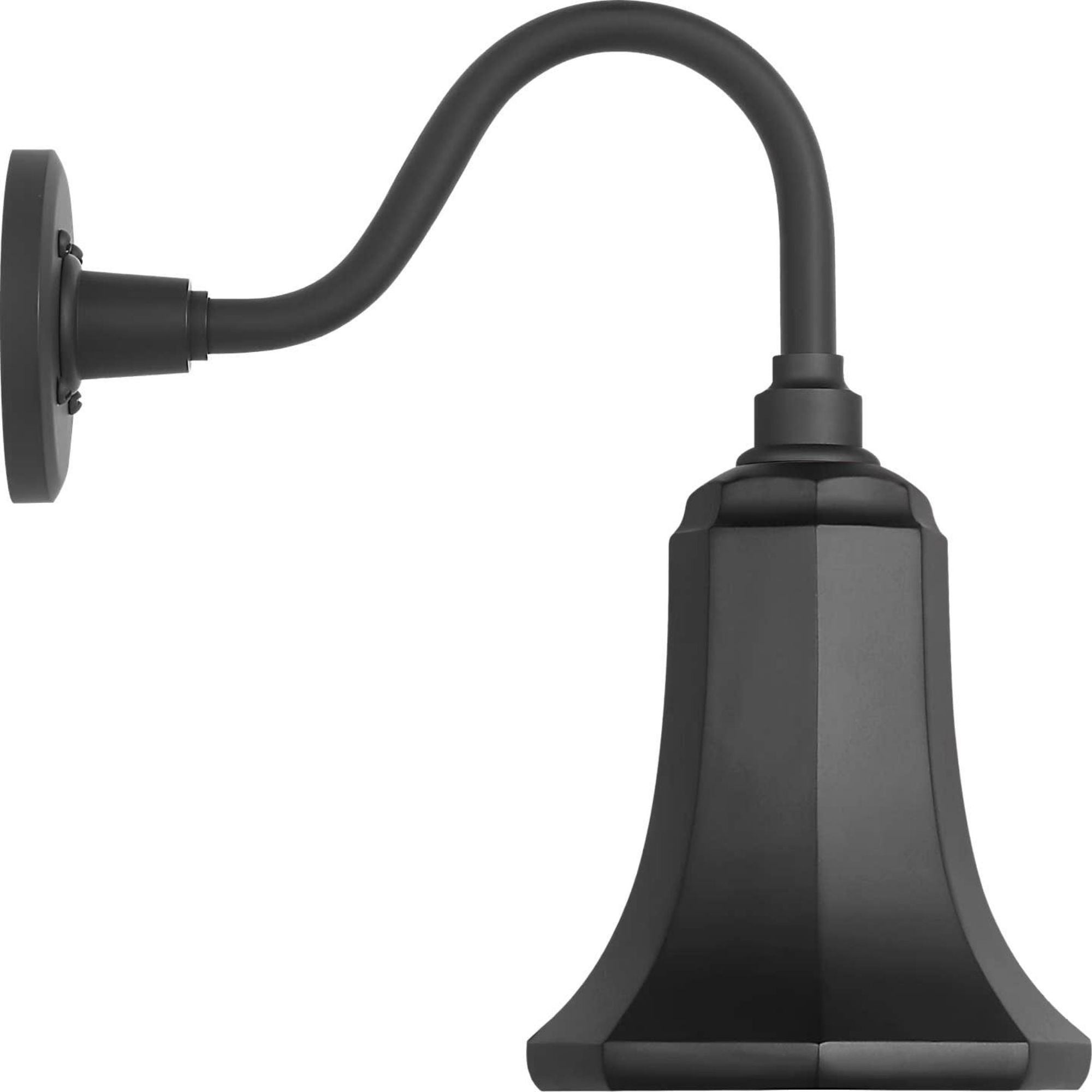 Thomas O'Brien Academy 11" Flynn Barn Light in Matte Black with 7.5" Matte Black Savannah Shade W7.5" x H14.75" x E14.25"