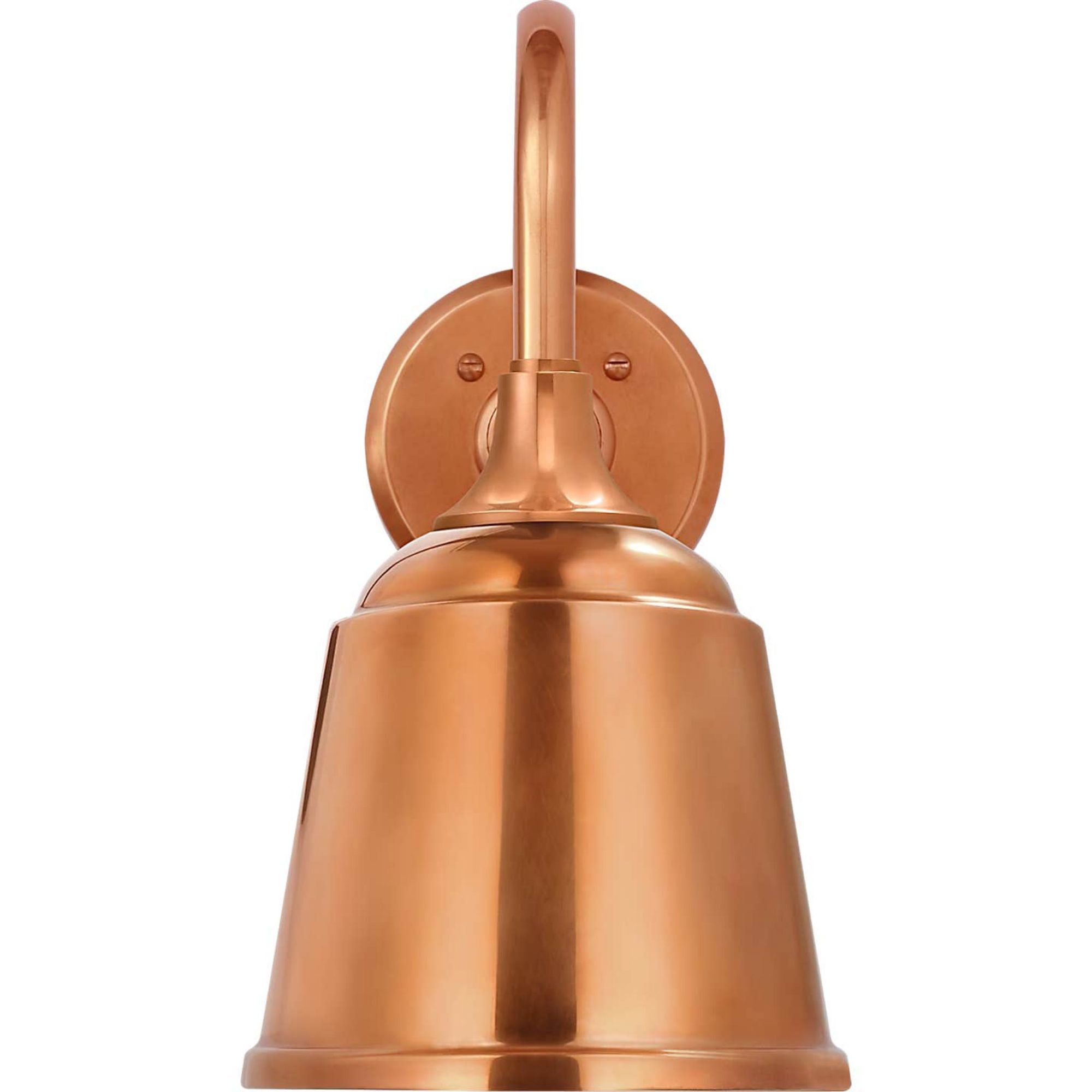 Thomas O'Brien Academy 11" Flynn Barn Light in Soft Copper with 8" Soft Copper Rockhouse Shade W8" x H14.25" x E14.5"