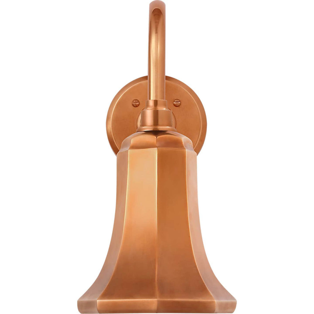 Thomas O'Brien Academy 11" Flynn Barn Light in Soft Copper with 7.5" Soft Copper Savannah Shade W7.5" x H14.75" x E14.25"