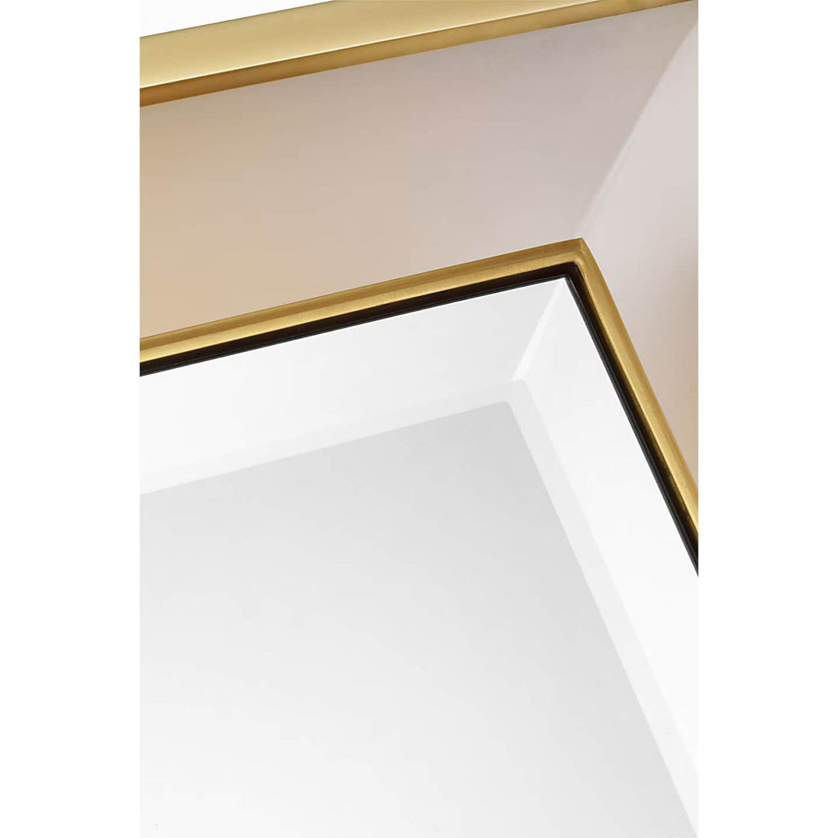Thomas O'Brien Tricia 24" Illuminated Rectangular Mirror in Hand-Rubbed Antique Brass W24" x H36" x E3"