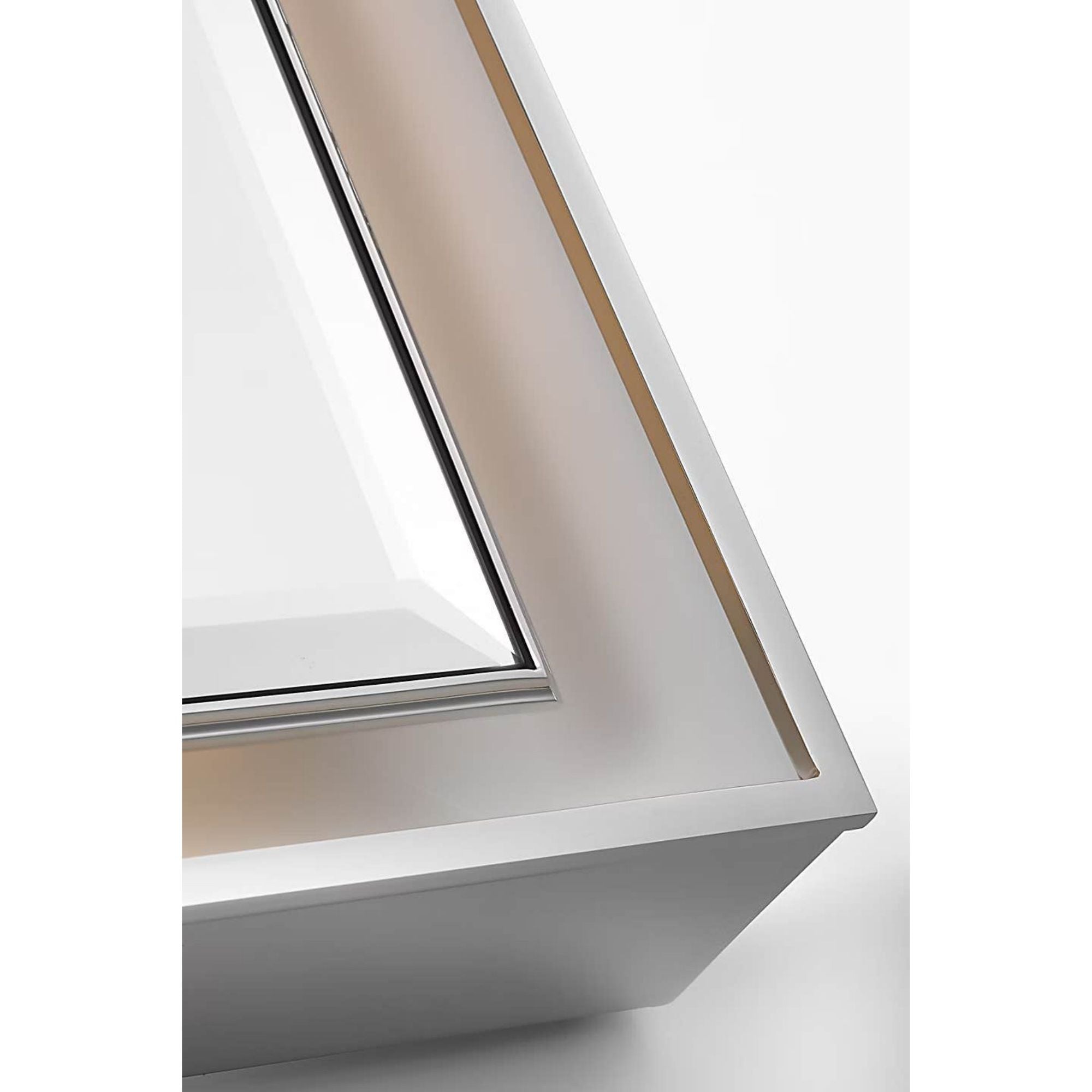 Thomas O'Brien Tricia 24" Illuminated Rectangular Mirror in Polished Nickel W24" x H36" x E3"