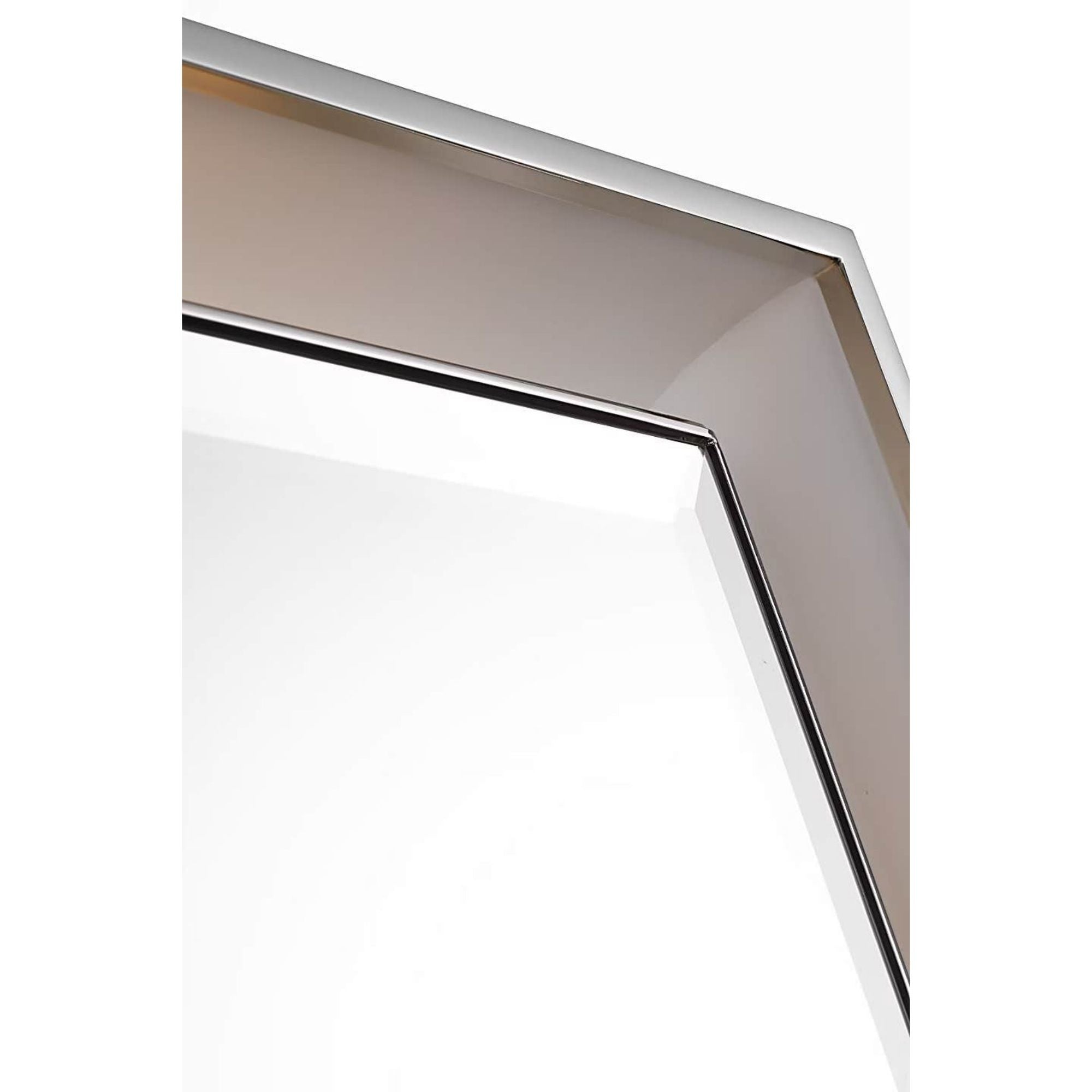 Thomas O'Brien Tricia 24" Illuminated Rectangular Mirror in Polished Nickel W24" x H36" x E3"