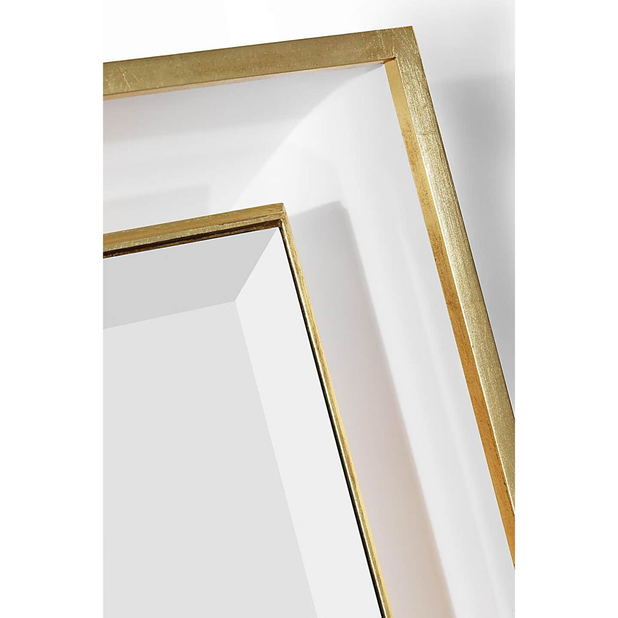 Thomas O'Brien Tricia 24" Illuminated Rectangular Mirror in Polished Nickel and Gild W24" x H36" x E3"