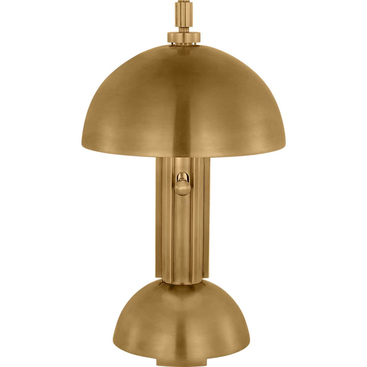 Thomas O'Brien Dally 13" Desk Lamp in Hand-Rubbed Antique Brass W7.75" x H13.5"