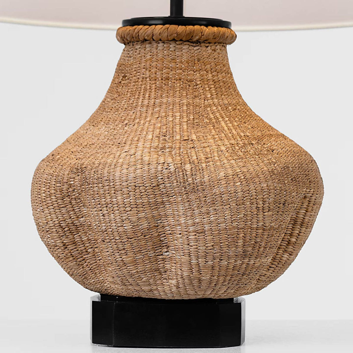 Thomas O'Brien Tahiti 25" Table Lamp in Toast with Linen Shade W17" x H24.75"