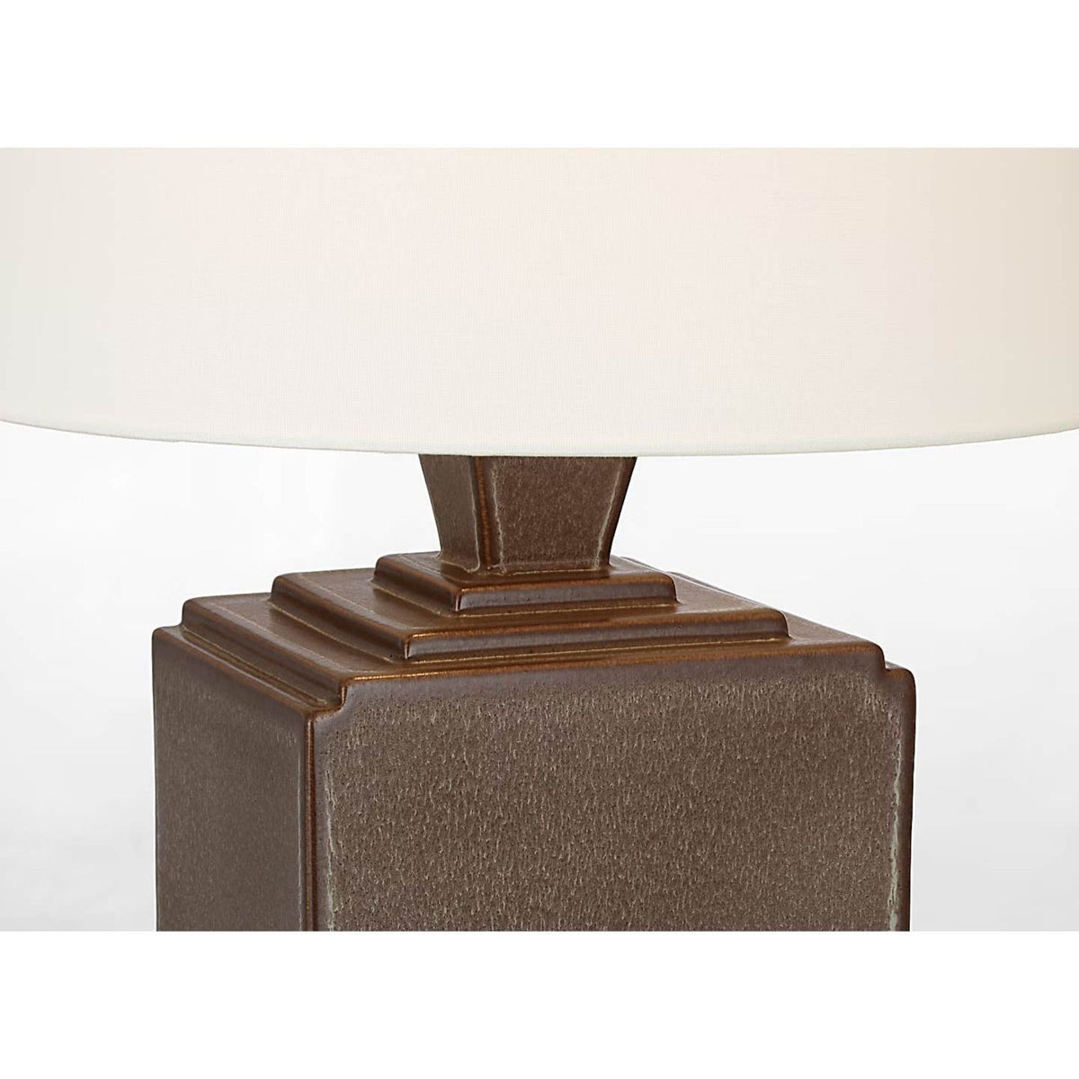 Thomas O'Brien Meurice 27" Table Lamp in Positano Sand with Linen Shade W17" x H26.75"