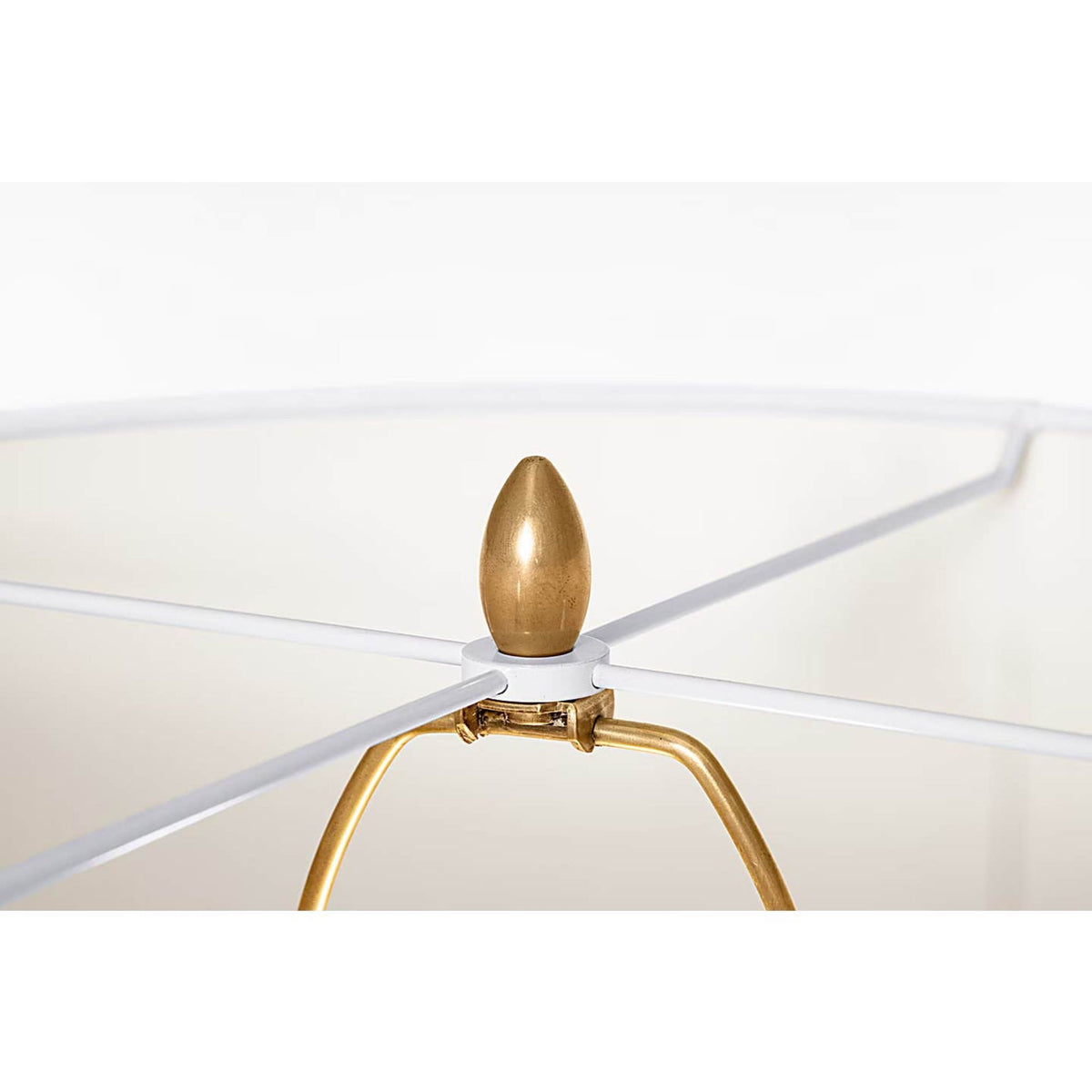 Thomas O'Brien Sao Paulo 29" Table Lamp in Crackled Sienna with Linen Shade W17.5" x H29.25"