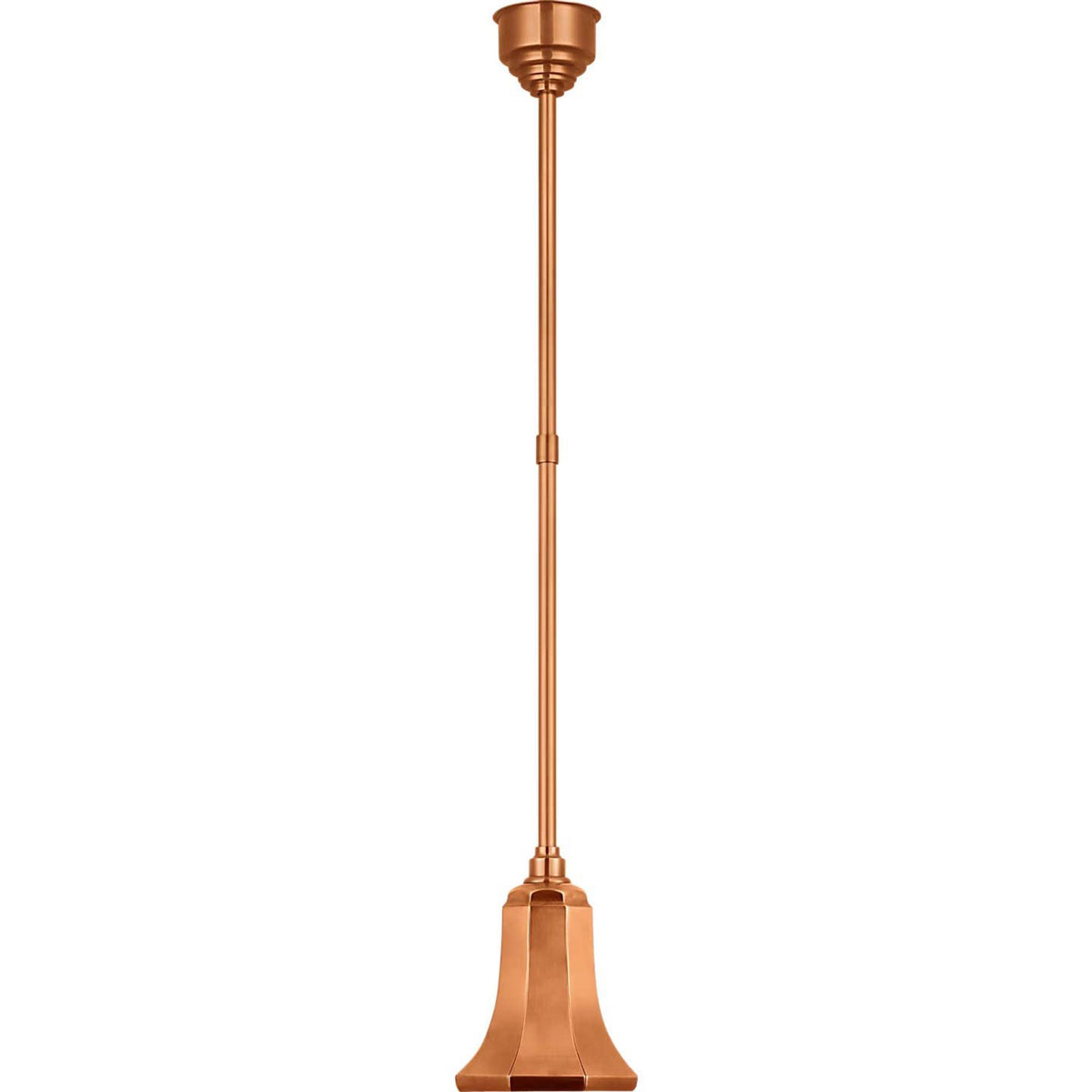 Thomas O'Brien Academy Pendant in Soft Copper with 7.5" Savannah Shade W7.5"