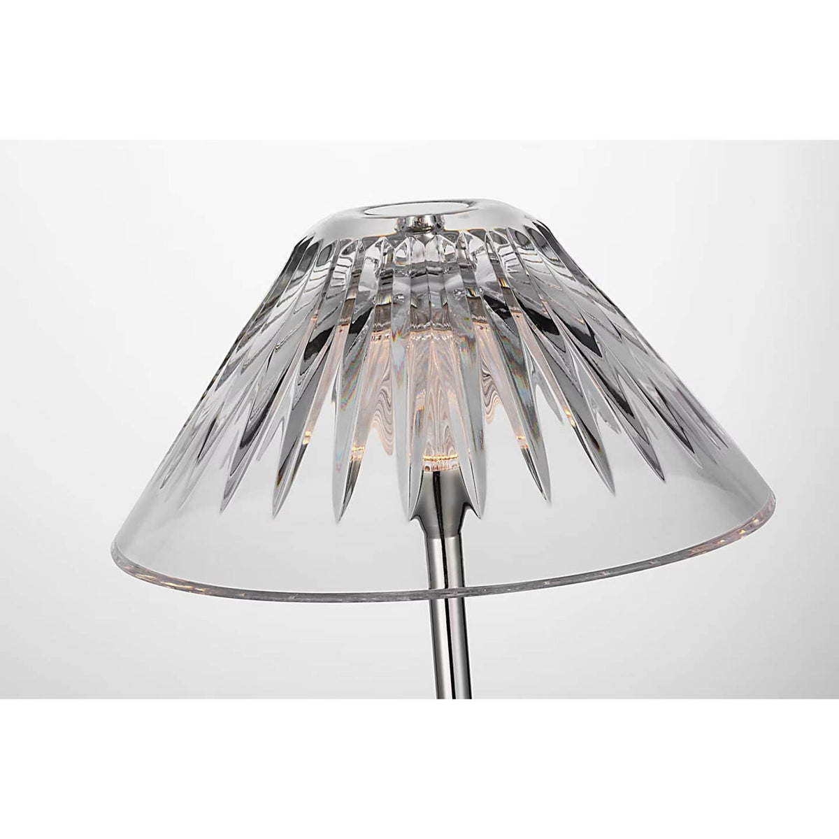 Waterford Blaze 55" Floor Lamp in Polished Nickel with Clear Crystal W9.25" x H54.75"