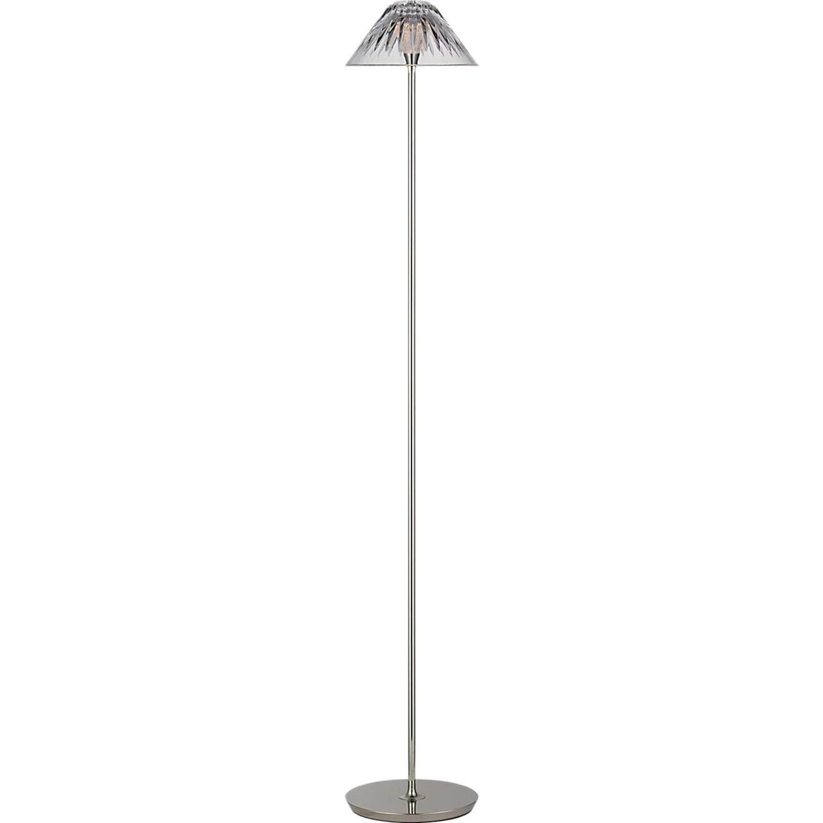 Waterford Blaze 55" Floor Lamp in Polished Nickel with Clear Crystal W9.25" x H54.75"