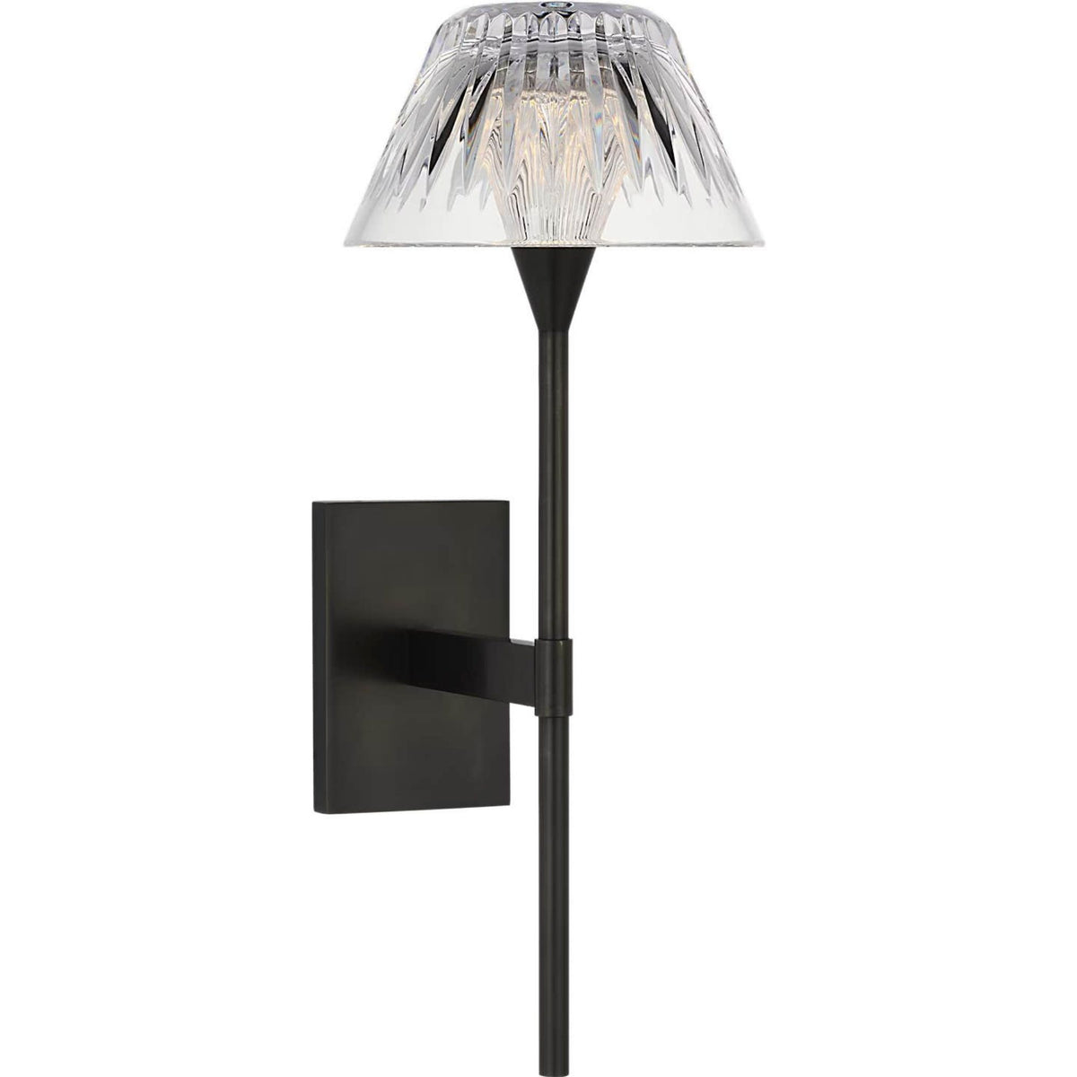 Waterford Blaze 14" Sconce in Bronze with Clear Crystal W5.75" x H13.75" x E7.75"