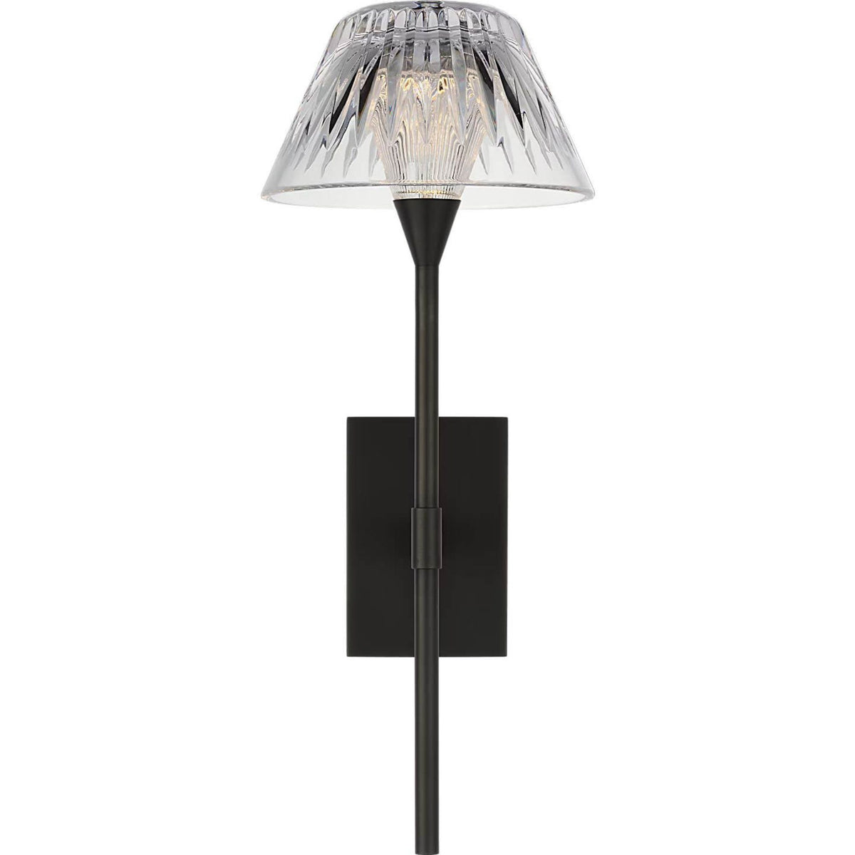 Waterford Blaze 14" Sconce in Bronze with Clear Crystal W5.75" x H13.75" x E7.75"