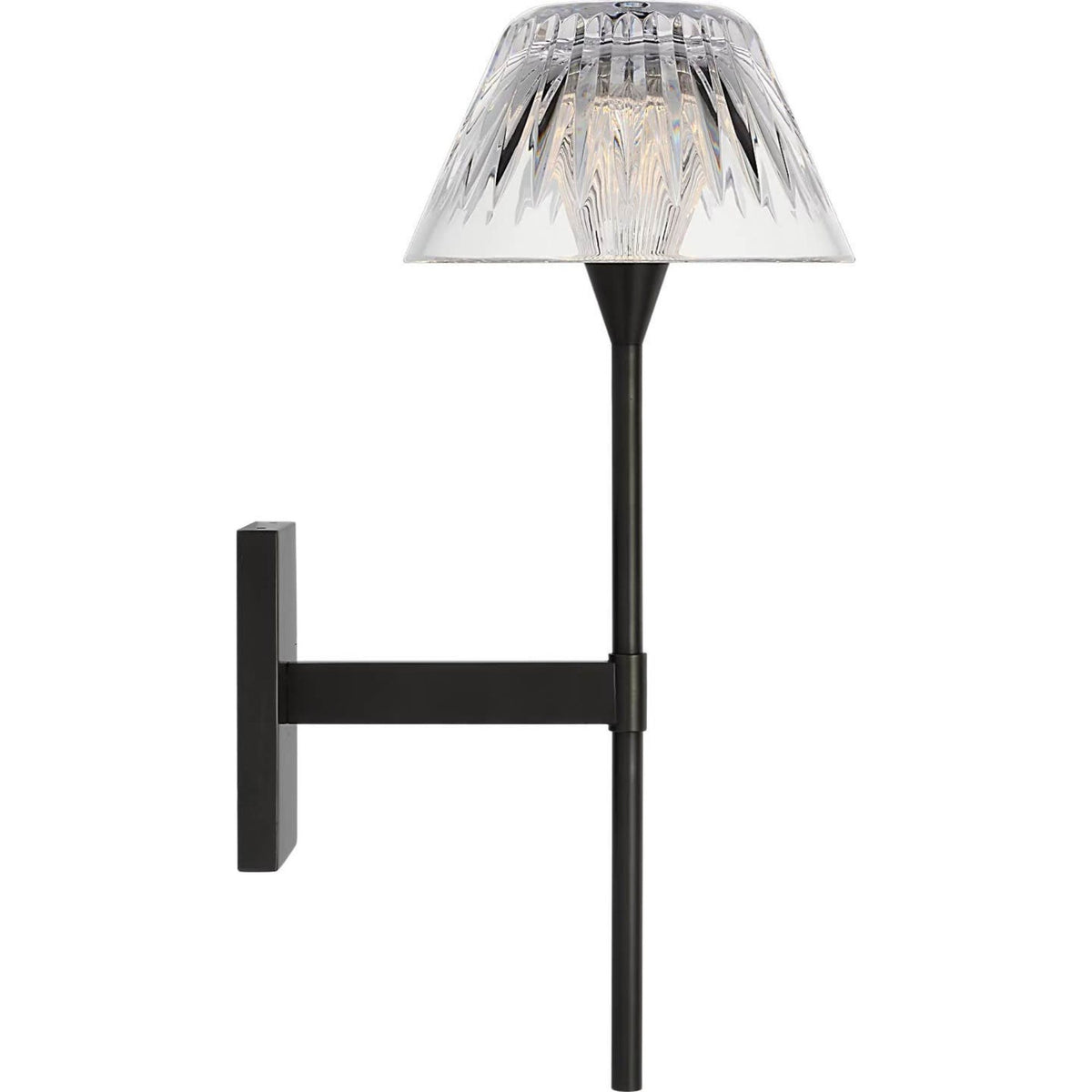 Waterford Blaze 14" Sconce in Bronze with Clear Crystal W5.75" x H13.75" x E7.75"